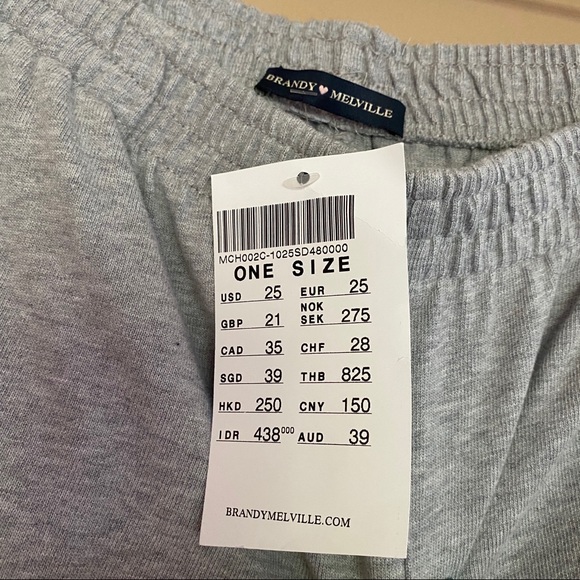 Brandy Melville Shorts Nwt Brandy Melville Rosa Sweatshorts Poshmark